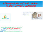 RỐI LOẠN NGÔN NGỮ PHÁT TRIỂN - CHẬM PHÁT TRIỂN NGÔN NGỮ